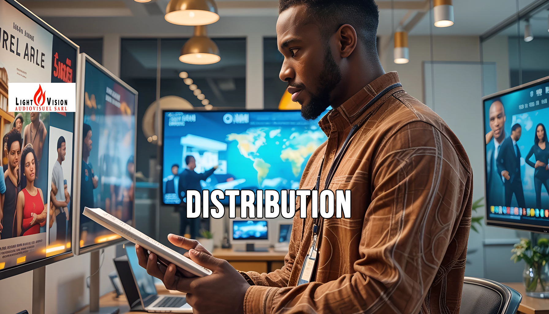 Studio d’enregistrement pour le doublage